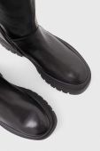 Чоботи Steve Madden Chayenna жіночі колір чорний на платформі SM11002684
