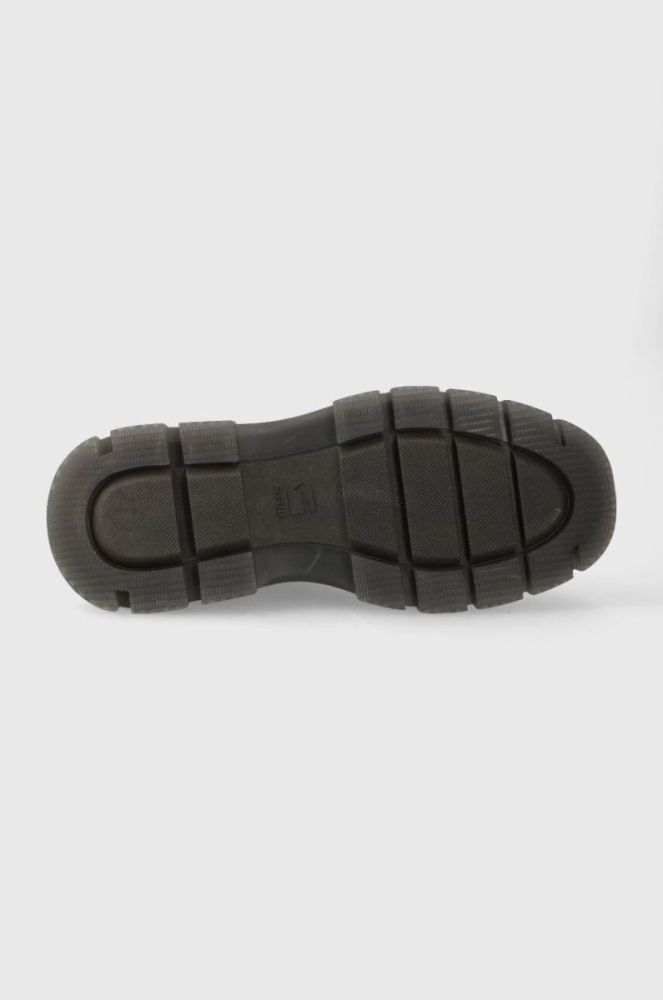Шкіряні черевики G-Star Raw RADAR HGH MET жіночі колір срібний на плоскому ходу 2341068802.GNMET фото 5