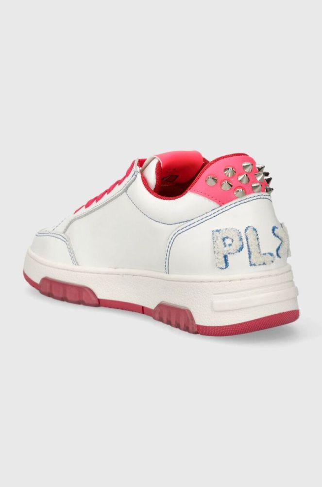 Шкіряні кросівки Off Play COMO колір білий COMO 1 WHITE FUXIA STUDS фото 3