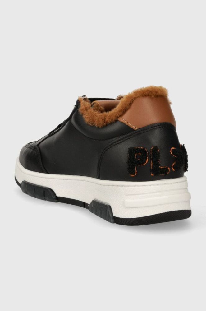 Шкіряні кросівки Off Play COMO колір чорний COMO 1 BLACK, COGNAC фото 3
