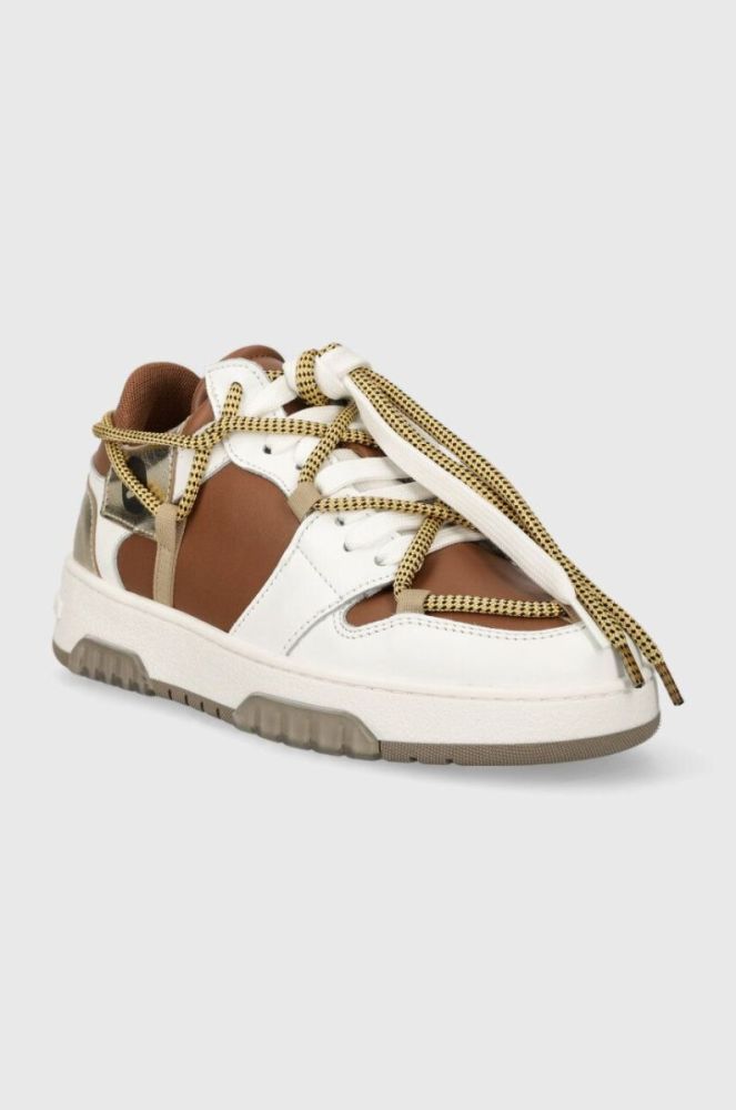 Шкіряні кросівки Off Play SORRENTO колір коричневий SORRENTO 1 WHITE, COGNAC, GOLD фото 2