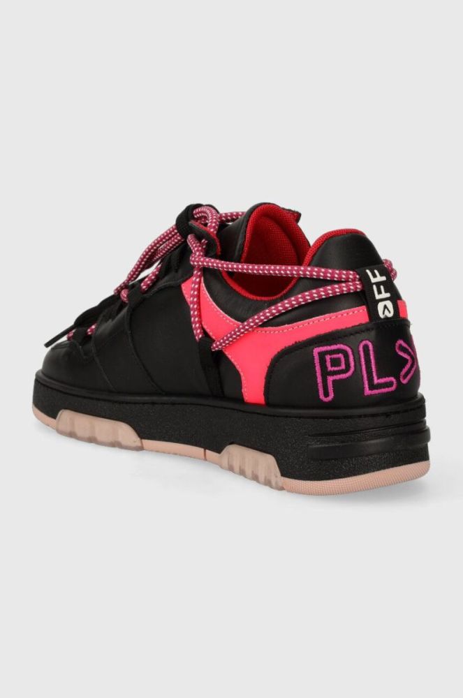 Шкіряні кросівки Off Play SORRENTO колір чорний SORRENTO 1 BLACK, FUCHSIA FLUO фото 3