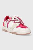 Шкіряні кросівки Off Play SORRENTO колір рожевий SORRENTO 1 WHITE, LATTE, FUCHSIA FLUO
