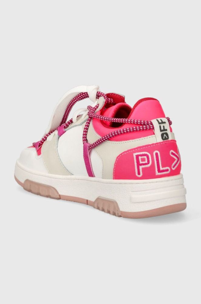 Шкіряні кросівки Off Play SORRENTO колір рожевий SORRENTO 1 WHITE, LATTE, FUCHSIA FLUO фото 3