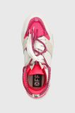 Шкіряні кросівки Off Play SORRENTO колір рожевий SORRENTO 1 WHITE, LATTE, FUCHSIA FLUO