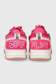 Шкіряні кросівки Off Play SORRENTO колір рожевий SORRENTO 1 WHITE, LATTE, FUCHSIA FLUO