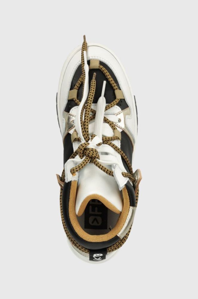 Шкіряні кросівки Off Play SORRENTO колір білий SORRENTO 2 BLACK, WHITE, GOLD фото 4