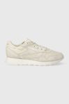 Кросівки Reebok Classic CLASSIC LEATHER колір бежевий Кросівки Reebok Classic CLASSIC LEATHER колір бежевий