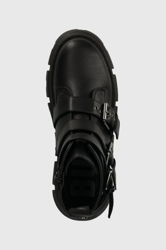 Черевики Buffalo Ava Ankle Boot жіночі колір чорний на платформі злегка утеплена 1224016 фото 4