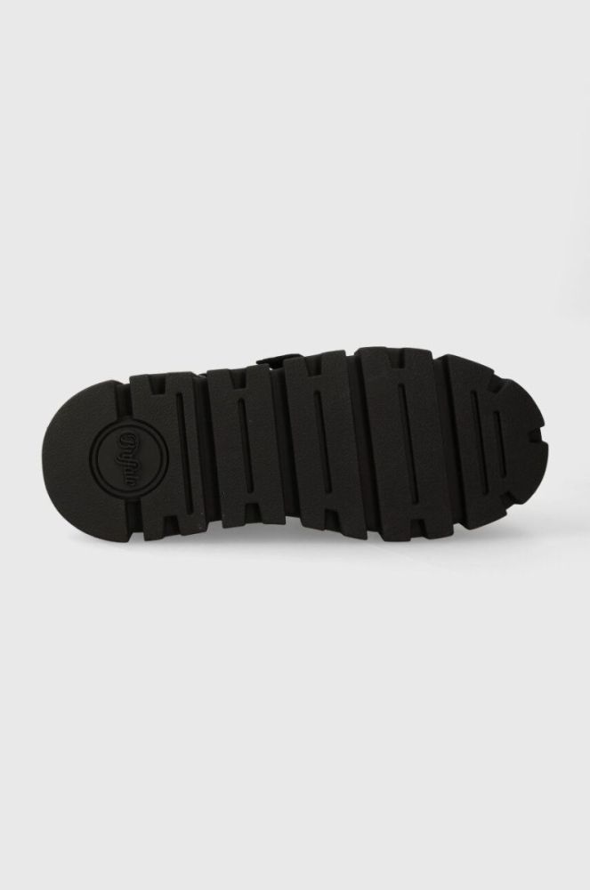 Черевики Buffalo Ava Ankle Boot жіночі колір чорний на платформі злегка утеплена 1224016 фото 5