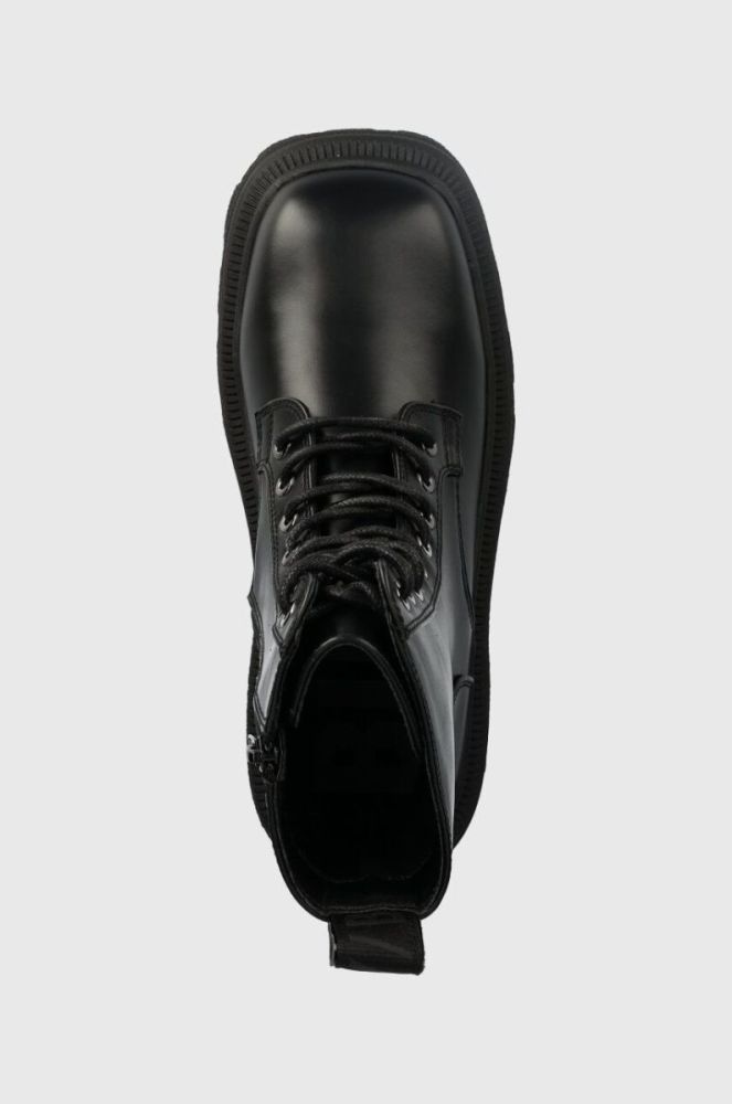Черевики Buffalo Nabu Lace Up Mid жіночі колір чорний на платформі 1622344 фото 4