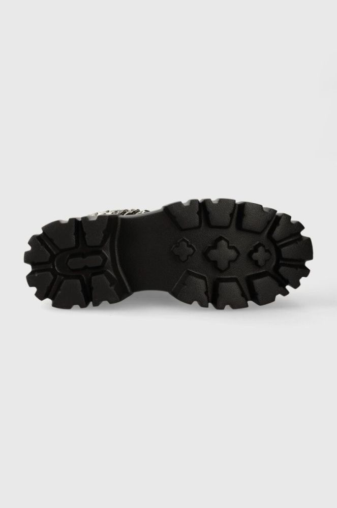 Черевики Buffalo Lion Lace Up T-Chain жіночі колір чорний на платформі злегка утеплена 1622367 фото 5