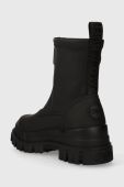 Черевики Buffalo Aspha Rain Zip жіночі колір чорний на плоскому ходу 1622323