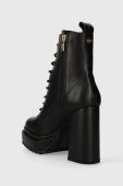 Черевики Buffalo May W Lace Up Boot жіночі колір чорний каблук блок 1220029