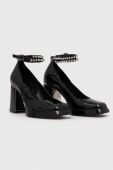 Туфлі Liu Jo NANA 04 колір чорний каблук блок SF3183EX00422222