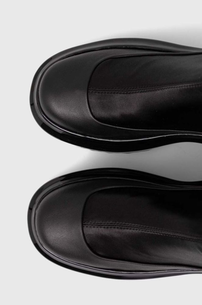 Чоботи Stine Goya Colorado, 1960 Colorado Hybrid Wedge Stretch Boot жіночі колір чорний на платформі SG5463 фото 5