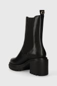 Черевики Twinset жіночі колір чорний каблук блок 232TCT044
