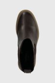 Черевики Twinset жіночі колір коричневий каблук блок 232TCT044 Черевики Twinset жіночі колір коричневий каблук блок 232TCT044