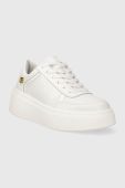 Шкіряні кросівки Twinset колір білий 232TCT180 (3594539)