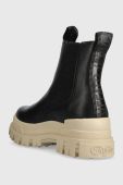 Черевики Buffalo Aspha Chelsea Mid жіночі колір чорний на платформі 1622298