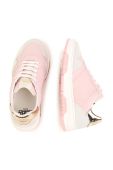 Дитячі шкіряні кросівки Karl Lagerfeld колір рожевий (3421140)