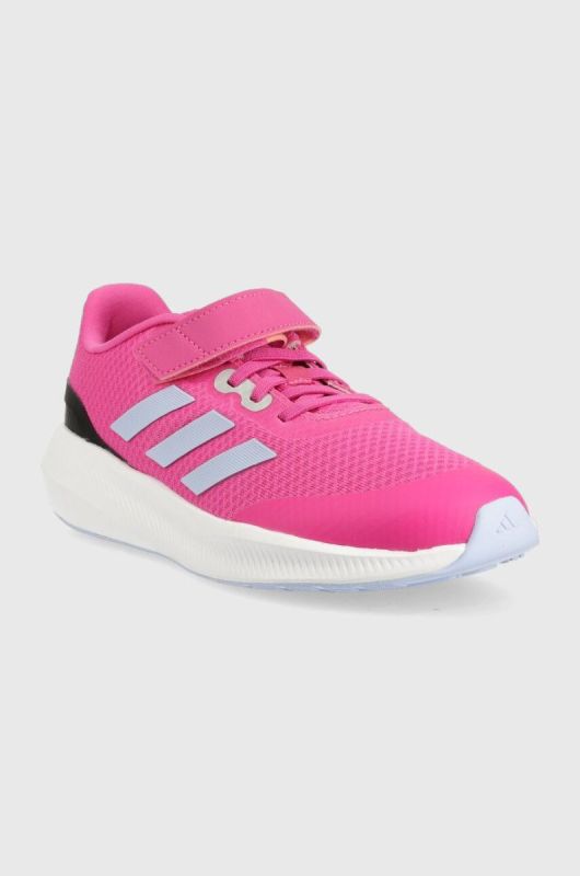 Дитячі кросівки adidas RUNFALCON 3. EL K колір рожевий фото 2