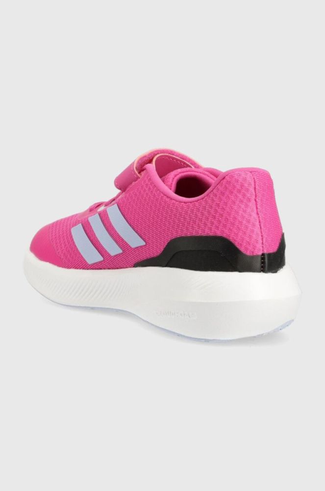 Дитячі кросівки adidas RUNFALCON 3. EL K колір рожевий фото 3