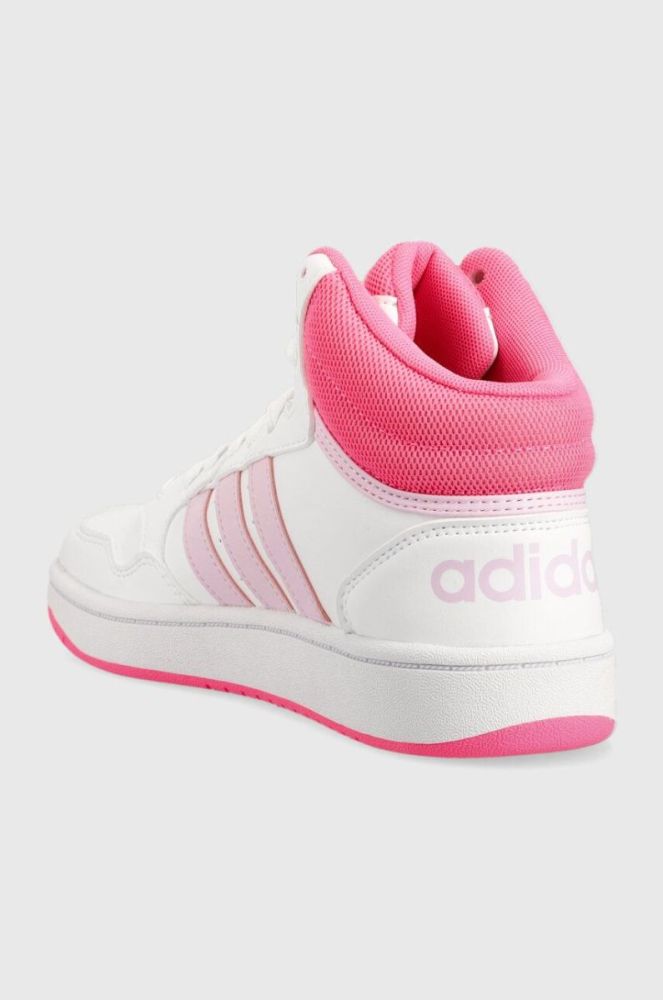 Дитячі кросівки adidas Originals HOOPS MID 3.0 K колір білий (3302085) фото 3