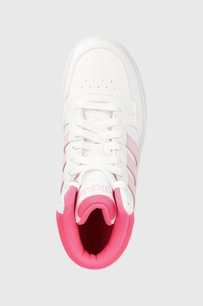 Дитячі кросівки adidas Originals HOOPS MID 3.0 K колір білий (3302085) фото 4