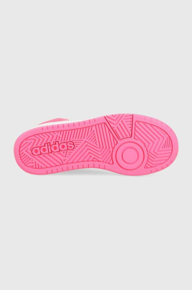 Дитячі кросівки adidas Originals HOOPS MID 3.0 K колір білий (3302085) фото 5
