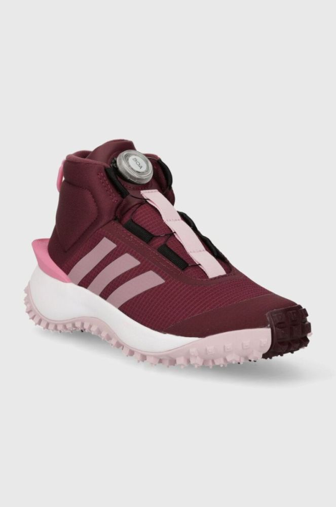 Дитячі черевики adidas FORTATRAIL BOA K колір рожевий фото 2