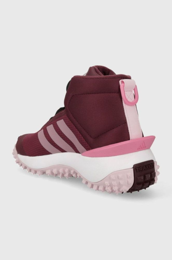 Дитячі черевики adidas FORTATRAIL BOA K колір рожевий фото 3