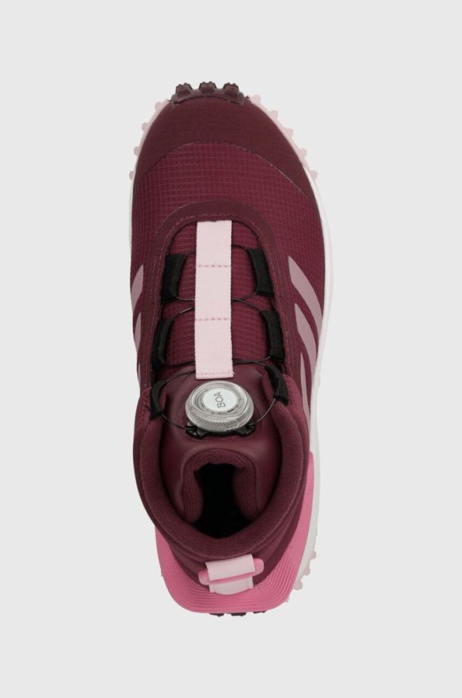 Дитячі черевики adidas FORTATRAIL BOA K колір рожевий фото 4