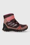 Дитячі черевики adidas TERREX TERREX SNOW CF R.RD колір фіолетовий Дитячі черевики adidas TERREX TERREX SNOW CF R.RD колір фіолетовий