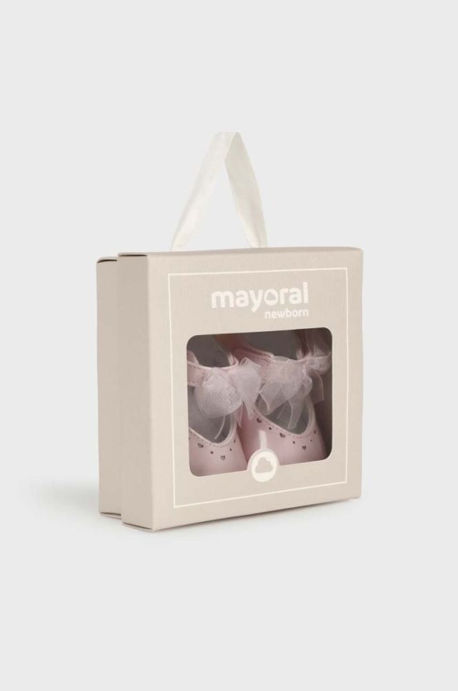 Черевики для немовля Mayoral Newborn колір рожевий (3415937) фото 6