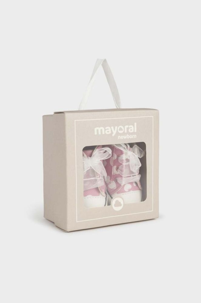 Черевики для немовля Mayoral Newborn колір рожевий (3415974) фото 6