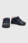Дитячі шкіряні туфлі Biomecanics колір синій (3477595)