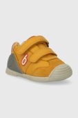 Дитячі шкіряні туфлі Biomecanics колір жовтий Дитячі шкіряні туфлі Biomecanics колір жовтий