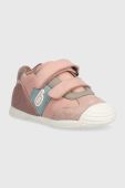 Дитячі шкіряні туфлі Biomecanics колір рожевий (3397945)