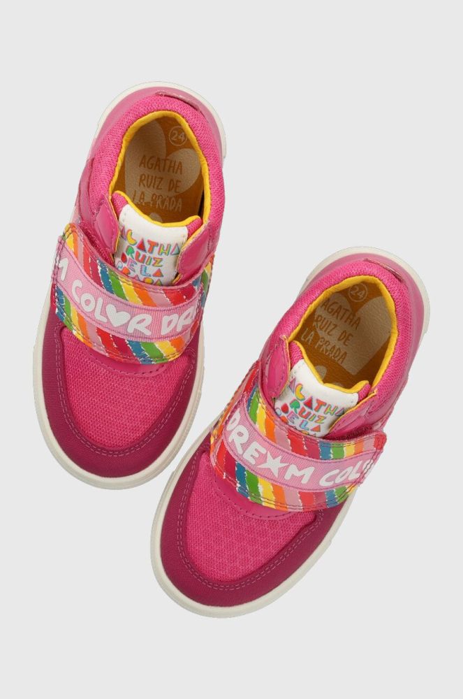 Дитячі кросівки Agatha Ruiz de la Prada колір рожевий (3466829)