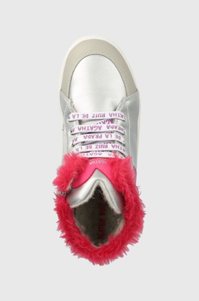 Дитячі кросівки Agatha Ruiz de la Prada колір срібний (3550869) фото 4
