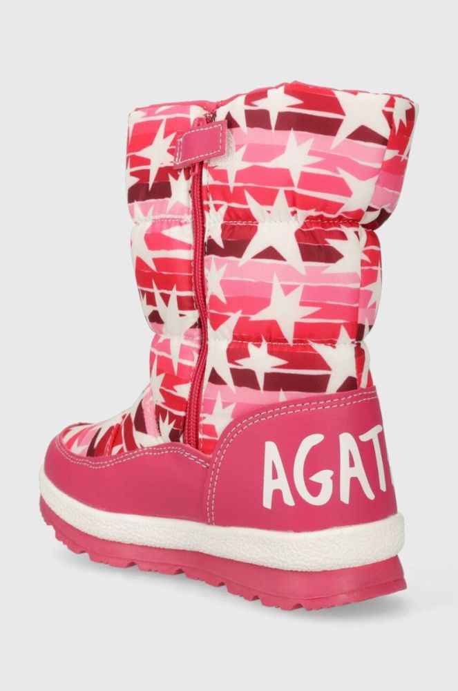 Дитячі чоботи Agatha Ruiz de la Prada колір фіолетовий фото 3