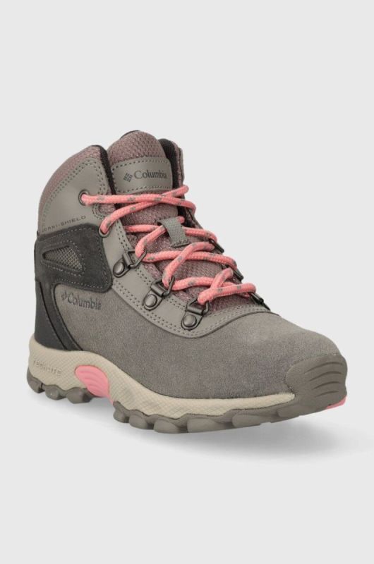 Дитячі черевики Columbia YOUTH NEWTON RIDGE AMPED колір рожевий фото 2