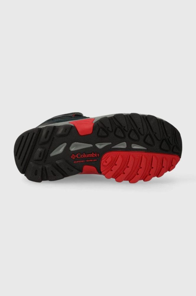 Дитячі черевики Columbia YOUTH NEWTON RIDGE AMPED колір зелений фото 5