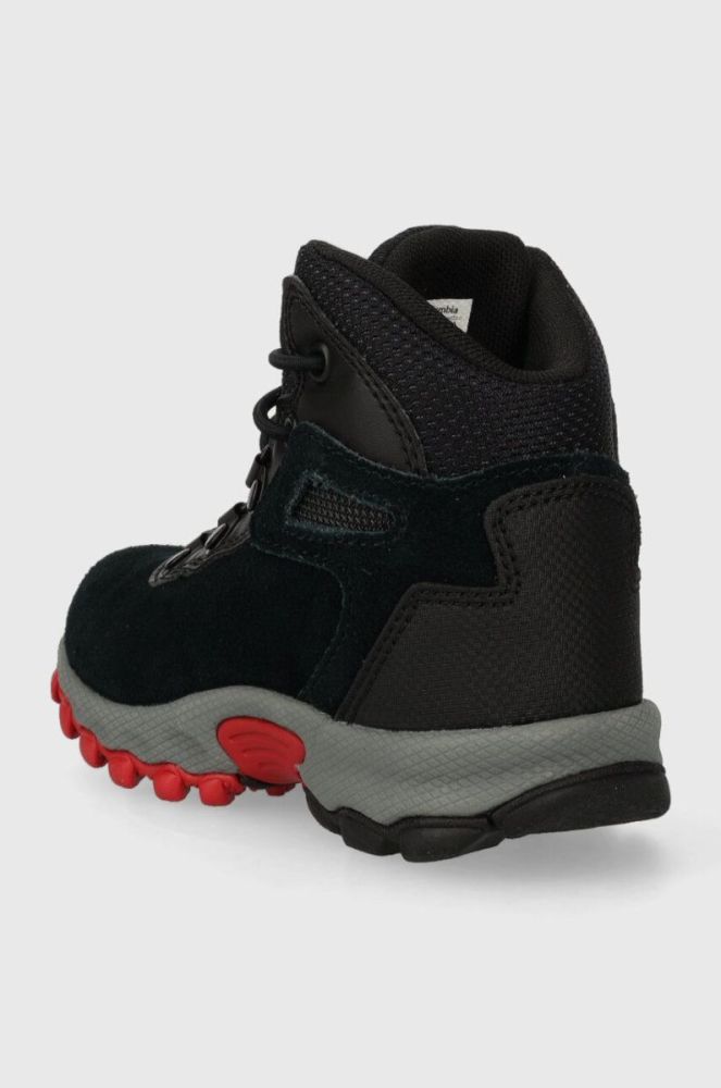 Дитячі шкіряні кросівки Columbia YOUTH NEWTON RIDGE AMPED колір чорний фото 3