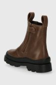 Дитячі шкіряні черевики Camper Brutus Kids колір коричневий (3475782)