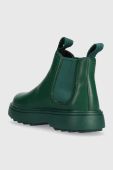 Дитячі шкіряні черевики Camper Norte Kids колір зелений (3468917)