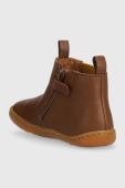 Дитячі шкіряні черевики Camper Peu Cami FW колір коричневий