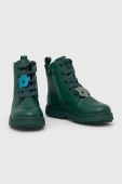 Дитячі шкіряні черевики Camper TWS Kids колір зелений (3479597)