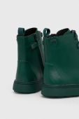 Дитячі шкіряні черевики Camper TWS Kids колір зелений (3479854)